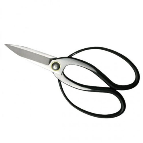 Polished finish long bladed garden shears