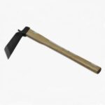 “Mura-no-Kajiya” One-Handed Hoe Bachi type Large 390mm with Oak Handle (non-welded, forged)