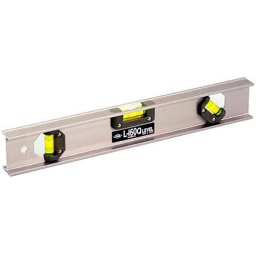 I-shaped Aluminum Level w/45deg Vial L-160Q